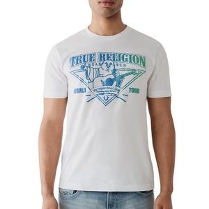 TRUE RELIGION Short Sleeve Rockin Buddha Tee.